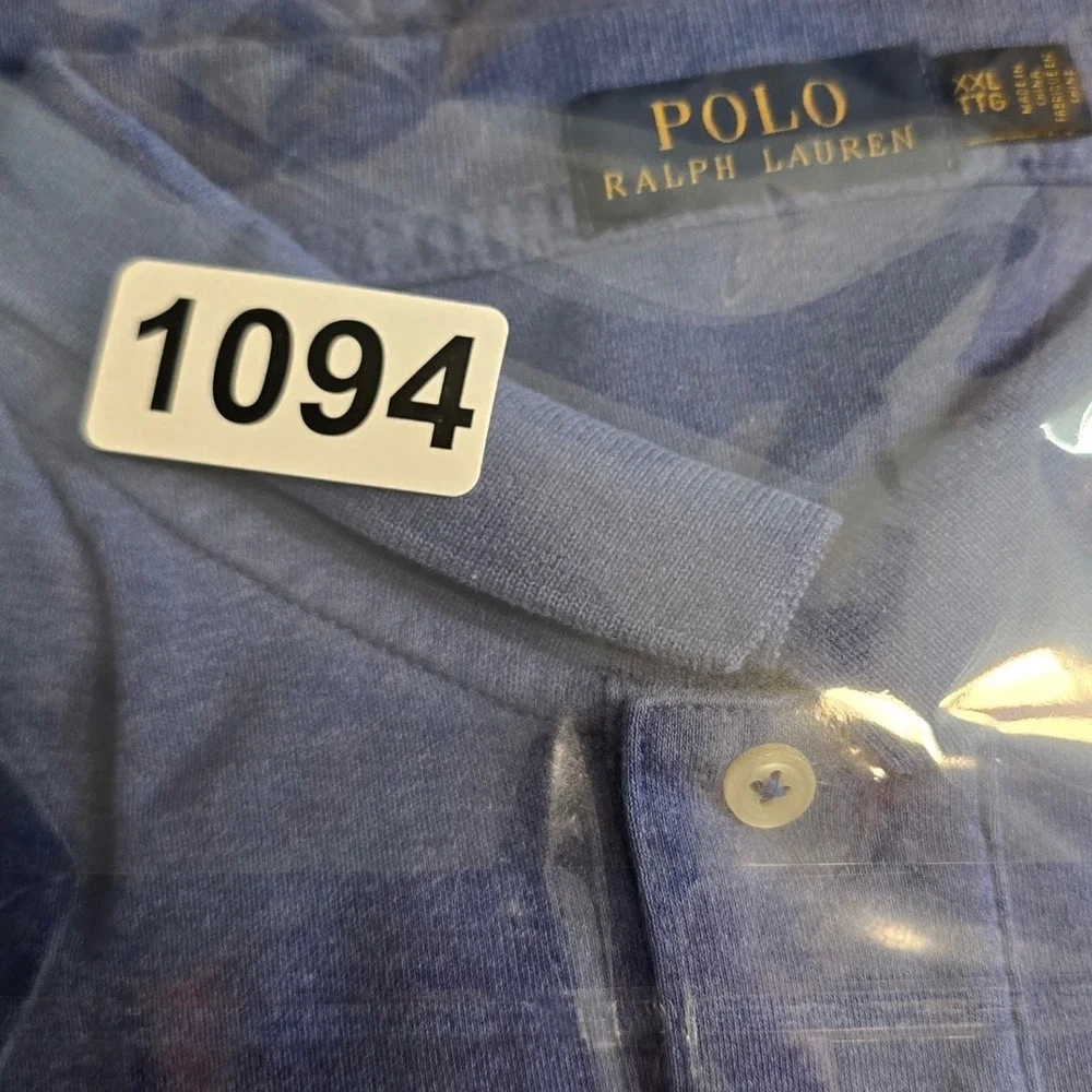 Polo Ralph Lauren Classic‎ Fit Polo Shirt Blue Casual Men XXL